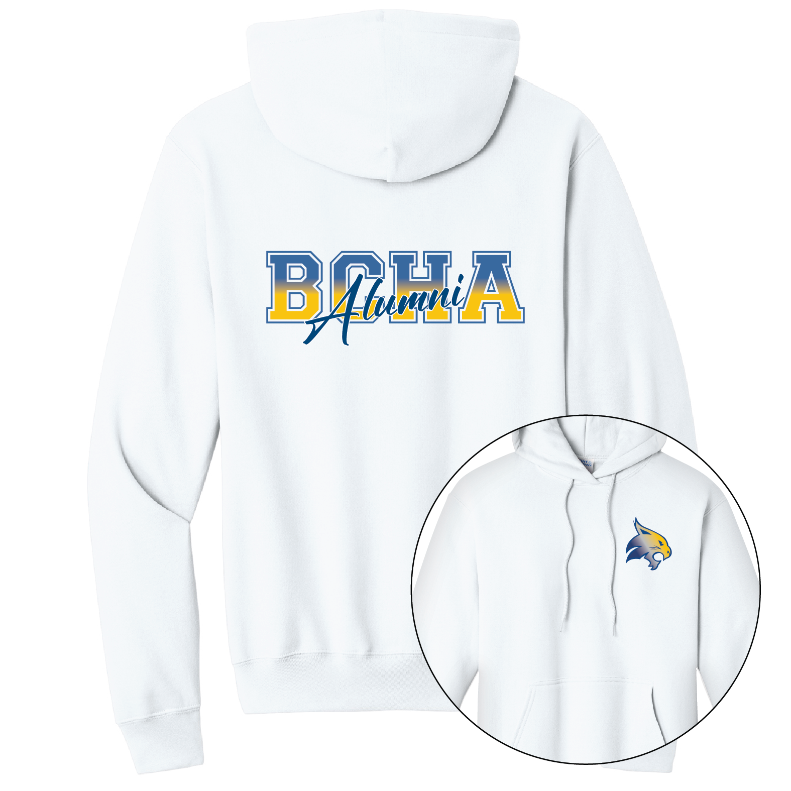 BCHA Alumni Script Hoodie