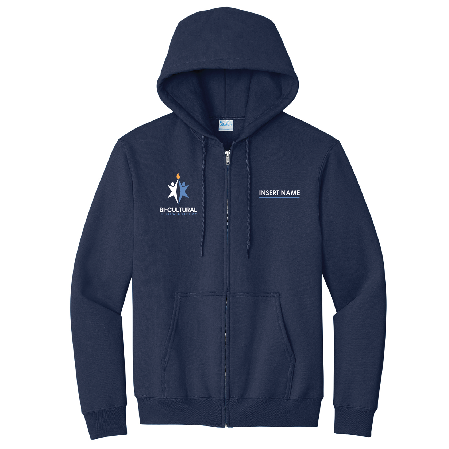 Bi-Cultural Hebrew Academy Zip Hoodie