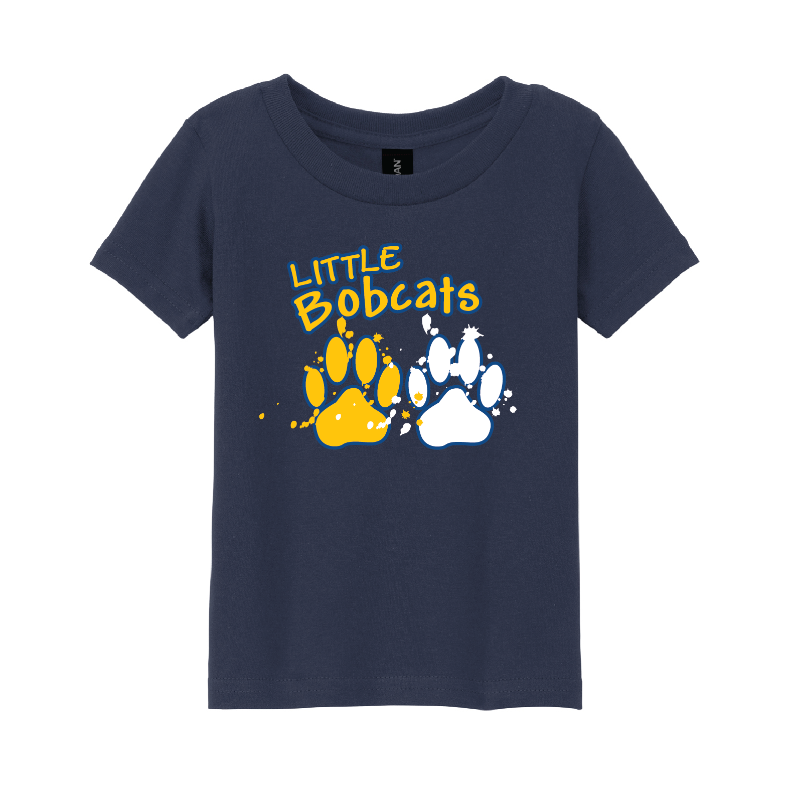 Little Bobcats Paw Print Tee