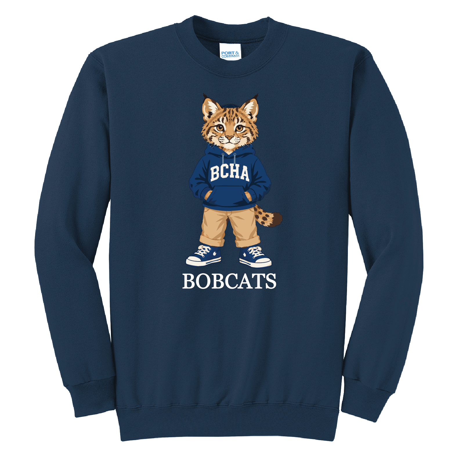 BCHA BOBCAT CREWNECK
